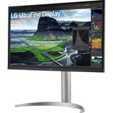 LG UltraFine 27UQ850V-W 27" 4K Ultra HD Moniteur Blanc/argent, 1x DisplayPort, 2x HDMI, 1x USB-C, 2x USB-A