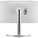 LG UltraFine 27UQ850V-W 27" 4K Ultra HD Moniteur Blanc/argent, 1x DisplayPort, 2x HDMI, 1x USB-C, 2x USB-A