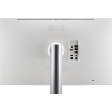 LG UltraFine 27UQ850V-W 27" 4K Ultra HD Moniteur Blanc/argent, 1x DisplayPort, 2x HDMI, 1x USB-C, 2x USB-A