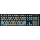Leopold FC900RBTC/EGBPD, clavier gaming Gris/Bleu, Layout États-Unis, Cherry MX Blue