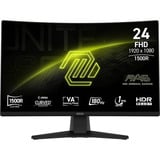 MSI  23.6" Moniteur gaming incurvé  Noir