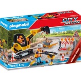 PLAYMOBIL City Action - Construction de routes, Jouets de construction 71045