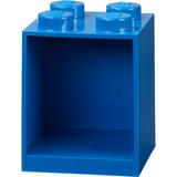 Room Copenhagen Étagère en briques LEGO, 4 montants Bleu
