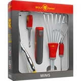 WOLF-Garten mini-set multi-star P 262, Ensemble de jardin Rouge/gris, 5 pièces