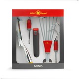 WOLF-Garten mini-set multi-star P 262, Ensemble de jardin Rouge/gris, 5 pièces