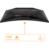 AOC C32G42ZE 31" Moniteur gaming incurvé Noir/rouge, 1x DisplayPort, 1x HDMI, 260 Hz, (OC)