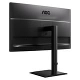 AOC U27E4CV 27" 4K UHD Moniteur  Noir, 2x HDMI, DisplayPort, 4x USB-A, USB-C, RJ-45