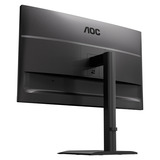 AOC U27E4CV 27" 4K UHD Moniteur  Noir, 2x HDMI, DisplayPort, 4x USB-A, USB-C, RJ-45