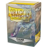 Asmodee Dragon Shield Classic - Clear, Étui de protection Transparent, 100 pièces
