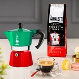 Bialetti 5322 Comptoir Machine à café filtre 0,13 L, Machine à expresso Vert/Rouge, Machine à café filtre, 0,13 L, Café moulu, Vert, Rouge