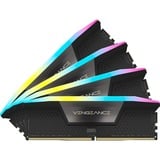 Corsair 192 Go DDR5-5200 Quad-Kit, Mémoire vive Noir, CMH192GX5M4B5200C38, Vengeance RGB, XMP