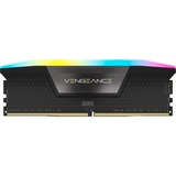 Corsair 48 Go DDR5-6400 (2x 24 Go) Kit, Mémoire vive Noir, CMH48GX5M2B6400C36, Vengeance RGB, XMP