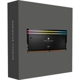 Corsair 96 Go DDR5-6000 Quad-Kit, Mémoire vive Noir, CMP96GX5M4B6000C30, Dominator Titanium RGB, XMP