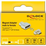 DeLOCK Adaptateur magnétique Thunderbolt 3 / USB Type-C Argent