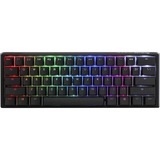 Ducky One 3 Mini RGB clavier gaming mécanique Noir, Layout BE (AZERTY), Cherry MX Red Silent, 60%