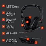 Logitech G Astro A50 LIGHTSPEED sans fil + base station (Gen 5) casque gaming over-ear Noir, Xbox, PS5, PC/Mac, Nintendo Switch, Bluetooth / USB-C