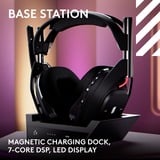 Logitech G Astro A50 LIGHTSPEED sans fil + base station (Gen 5) casque gaming over-ear Noir, Xbox, PS5, PC/Mac, Nintendo Switch, Bluetooth / USB-C