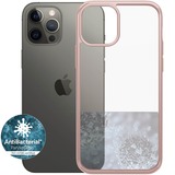 PanzerGlass ClearCaseColor iPhone 12/Pro, Housse smartphone Transparent/Or rose