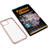 PanzerGlass ClearCaseColor iPhone 12/Pro, Housse smartphone Transparent/Or rose