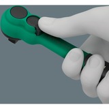 Wera 8100 SB 12 Jeu de cliquets Zyklop Comfort, Set d'outils Noir/Vert, Levier de changement, 3/8" drive, métrique, 16 pièces