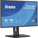 iiyama ProLite XB2492HSU-B1 24" Moniteur  Noir (Mat), 120 Hz, HDMI, DisplayPort, USB, audio