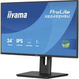 iiyama ProLite XB2492HSU-B1 24" Moniteur  Noir (Mat), 120 Hz, HDMI, DisplayPort, USB, audio