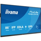 iiyama iiya 86 T TE8612MIS-B4AG 60Hz 4K IPS, Affichage public Noir (Mat)