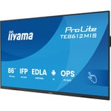 iiyama iiya 86 T TE8612MIS-B4AG 60Hz 4K IPS, Affichage public Noir (Mat)