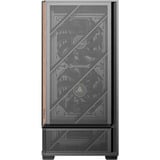 Antec  boîtier midi tower Noir/bois | 2x USB-A | 1x USB-C | Window