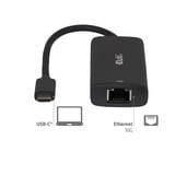 Club 3D CAC-2531 USB-C vers RJ45 10G Ethernet, Adaptateur Noir, USB-C, RJ-45 10 Gbps