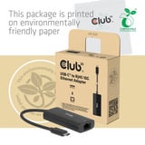 Club 3D CAC-2531 USB-C vers RJ45 10G Ethernet, Adaptateur Noir, USB-C, RJ-45 10 Gbps