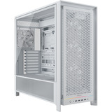 Corsair FRAME 5000D RS boîtier midi tower Blanc | 4x USB-A | 1x USB-C | RGB | Verre Trempé