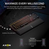 Corsair RGB clavier gaming mécanique Noir, Layout US (QWERTY), Corsair MGX, 96%