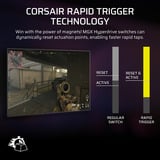 Corsair RGB clavier gaming mécanique Noir, Layout US (QWERTY), Corsair MGX, 96%