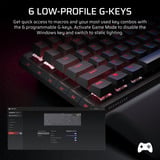 Corsair RGB clavier gaming mécanique Noir, Layout US (QWERTY), Corsair MGX, 96%