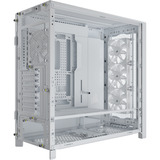 Corsair  boîtier midi tower Blanc | 4x USB-A | 1x USB-C | RGB | Verre Trempé