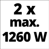 Einhell Einh 2x 18V 5,2Ah PXC-Twinpack, Batterie Rouge/Noir