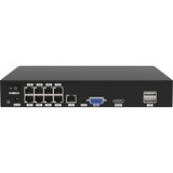 Foscam FN9108HE, Enregistreur vidéo réseau PoE 5MP à 8 canaux, Enregistreur vidéo en réseau Noir, PoE, sans disque dur