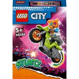 LEGO City - La moto de cascade de l’Ours, Jouets de construction 60356