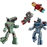 LEGO Iron Man et War Machine contre les drones de Hammer, Jouets de construction 