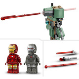 LEGO Marvel - Iron Man et War Machine contre les drones Hammer, Jouets de construction 76320