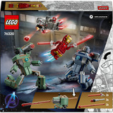 LEGO Marvel - Iron Man et War Machine contre les drones Hammer, Jouets de construction 76320