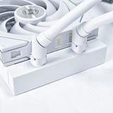Lian Li Galahad II LCD 280 TL Wireless, Watercooling Blanc, Connecteur de ventilateur PWM à 4 broches