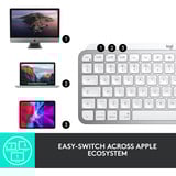 Logitech MX Keys Mini pour Mac Minimalist, clavier Graphite, Mise en page aux États-Unis (international), Bluetooth