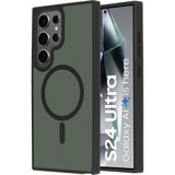 Mobiparts Samsung Galaxy S24 Ultra - MagSafe hardcover case, Housse smartphone Noir/gris