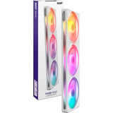 NZXT F420 RGB ventilateurs de boîtier Blanc, 3 pièces, 420 x 140 x 25 mm, PWM