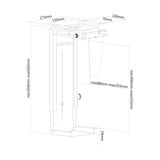 Neomounts Support de bureau pour PC NM-CPU100BLACK Noir