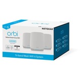 NETGEAR Orbi RBS760 Tri-bande (2,4 GHz / 5 GHz / 5 GHz) Wi-Fi 6 (802.11ax)  Blanc 2 Interne - Routeur - NETGEAR