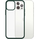 PanzerGlass ClearCaseColor iPhone 12/12 Pro, Housse smartphone Transparent/vert foncé