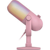 Razer Seiren V3 Chroma 32-Bit DSP, Micro Rose, USB, micro supercardioïde